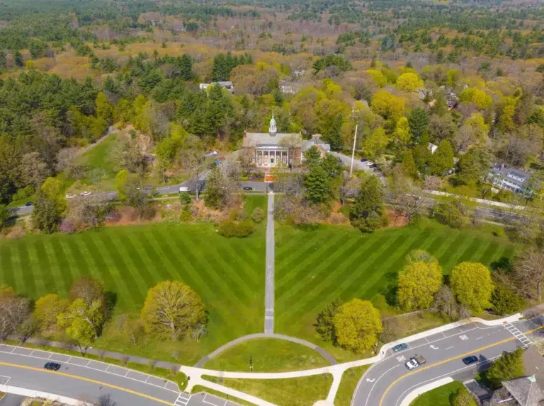 Aerial view of Weston