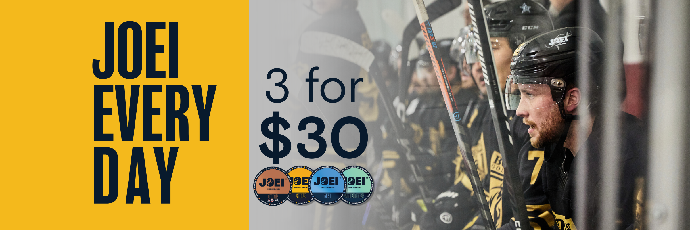 JOEI - 3 for $30 every day